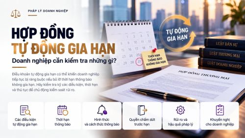 Hợp đồng tự động gia hạn: Doanh nghiệp cần kiểm tra những gì?