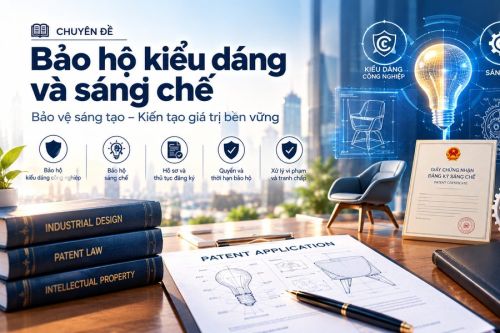 Bảo hộ kiểu dáng công nghiệp và sáng chế: Lá chắn bảo vệ cho doanh nghiệp sản xuất