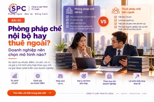 Pháp chế nội bộ hay thuê ngoài: so sánh 7 tiêu chí và mô hình kết hợp